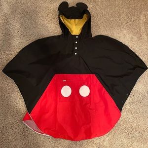 Disney Parks Mickey Mouse Rain Poncho, Size XL/XXL